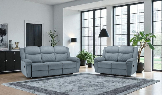 Mia Grey Recliner 3+2 Seater Sofa Set