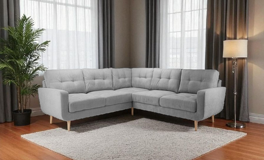 Aura Grey Corner Sofa