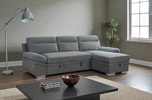 Astra Grey Universal Corner Sofabed