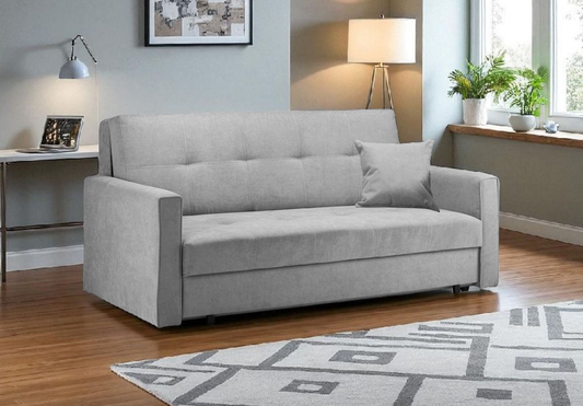 Vivian 3 Seater Grey Sofabed