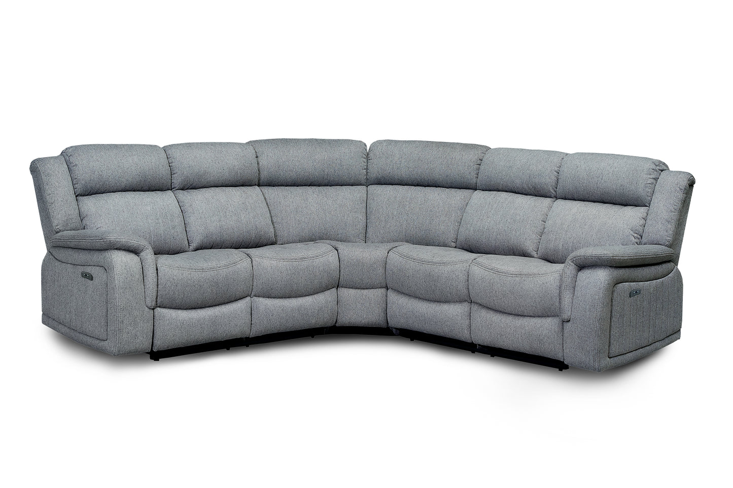 Linden Grey Electric Recliner Corner Sofa