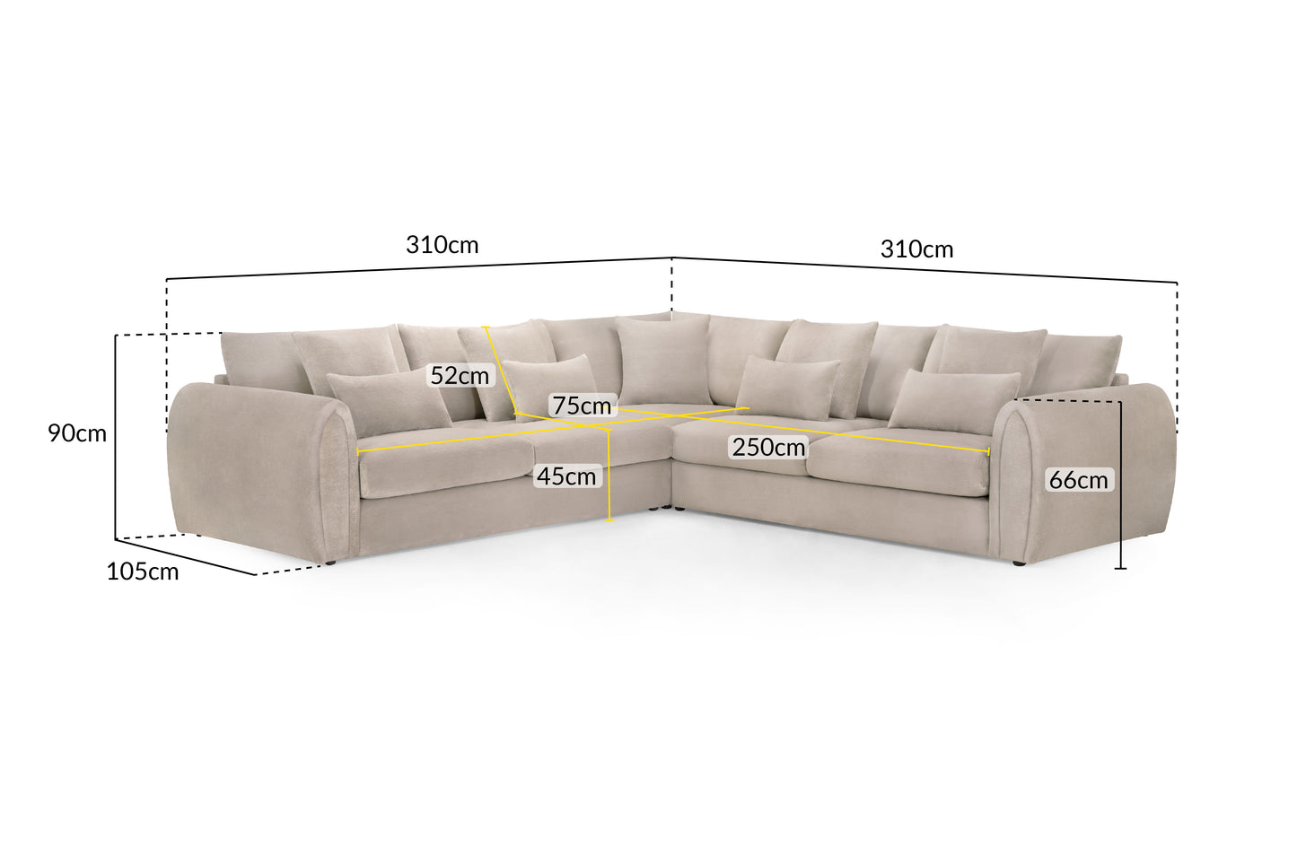 Mirabel Large Corner Sofa