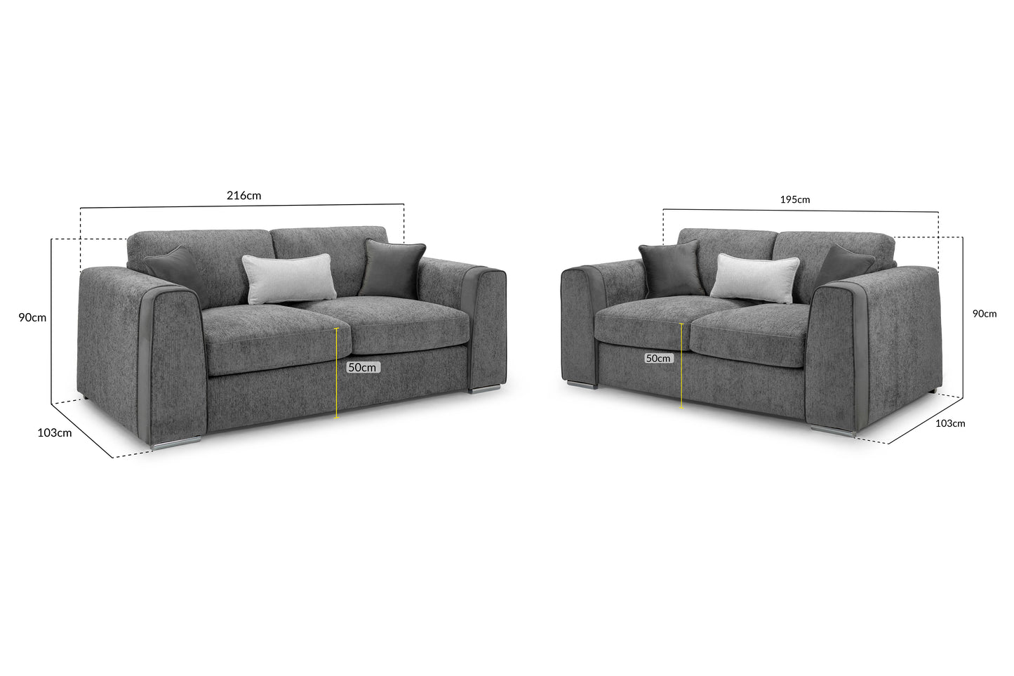 Naples 3+2 Seater Sofa Set