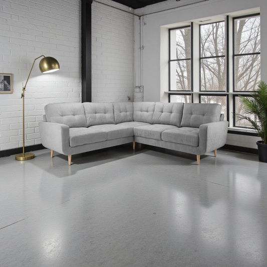 Aura Grey Corner Sofa