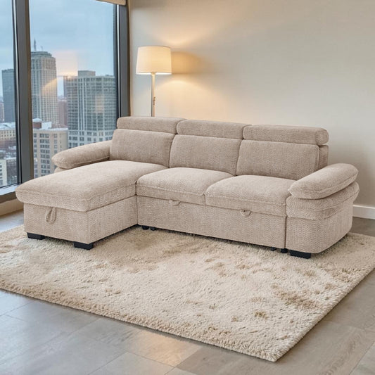 Hudley Universal L Shape Sofabed