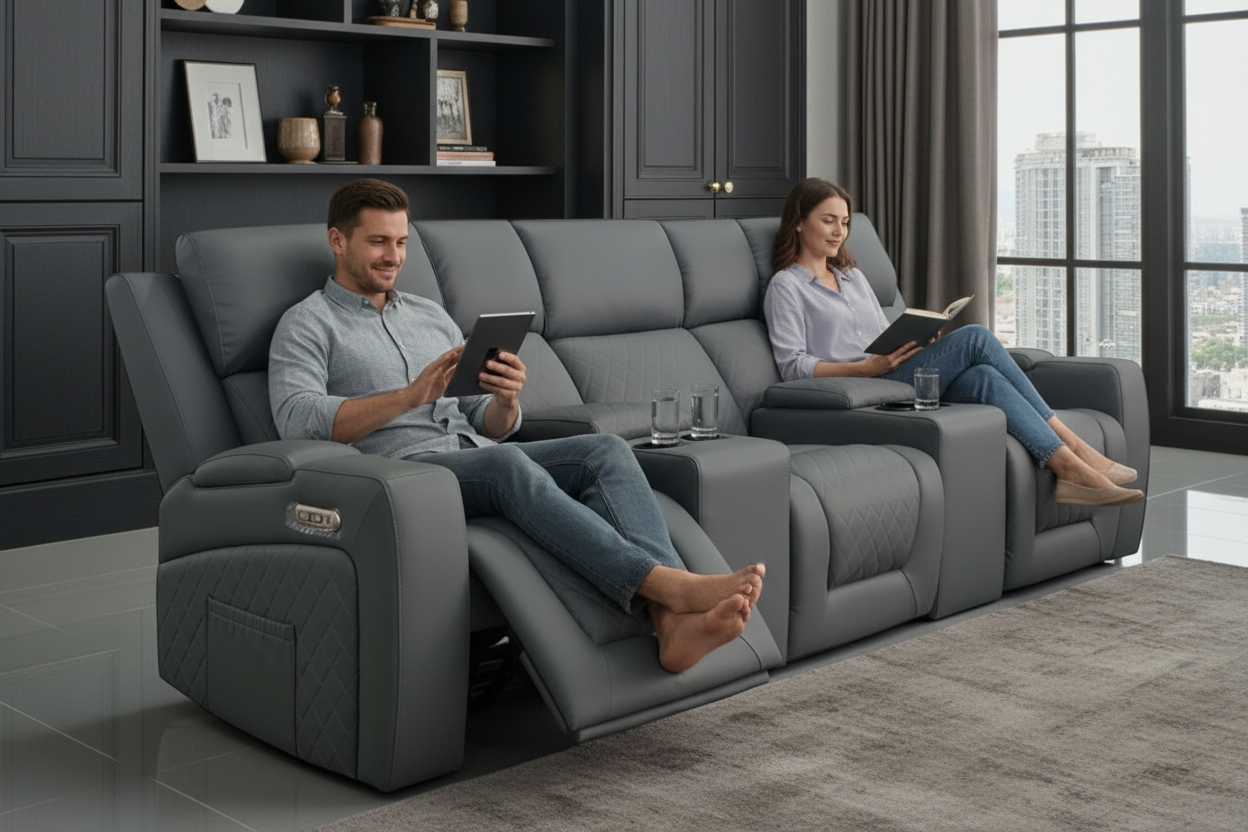 Florence Electric 3 Seater Cinema Sofa