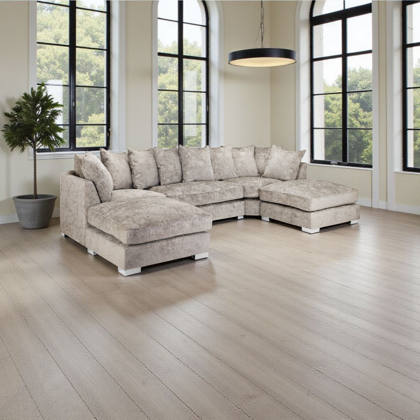 Bishop Scatterback U Shape Sofa