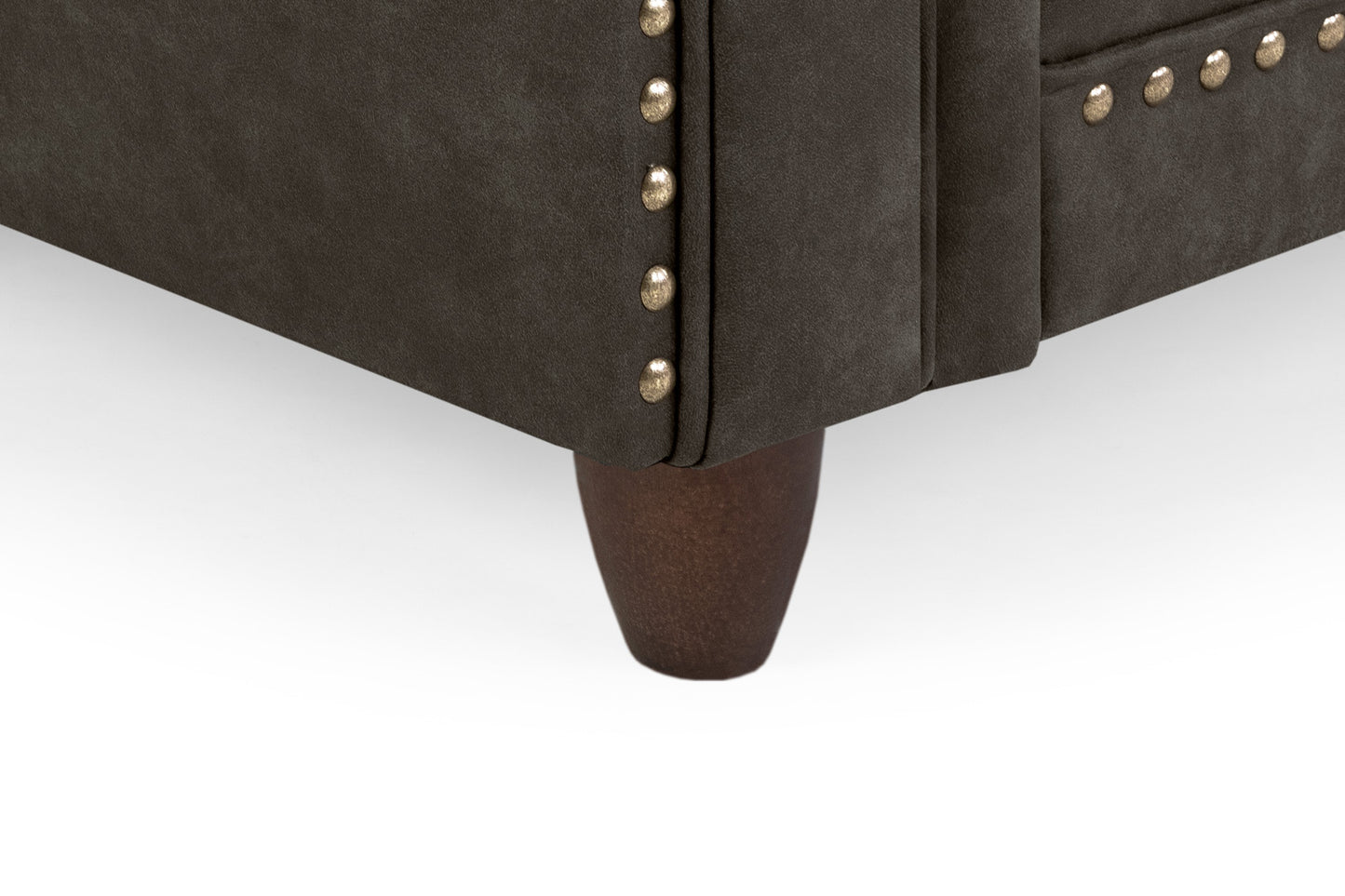 Bella Fullback Grey Corner Sofa